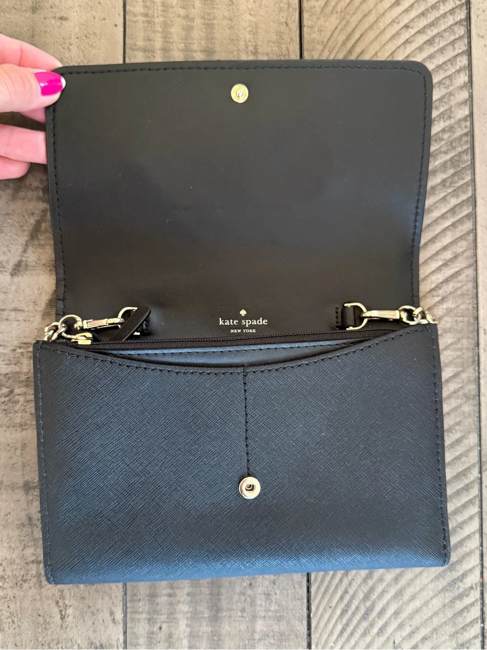 Kate Spade Kitty Cat Leopard Limited Edition Black Leather Calf Hair Crossbody